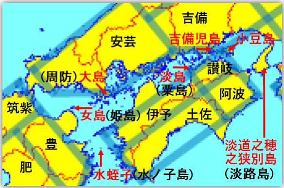 古事記の地域図3画像
