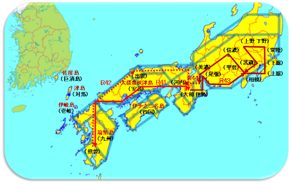 古事記のルート図10画像